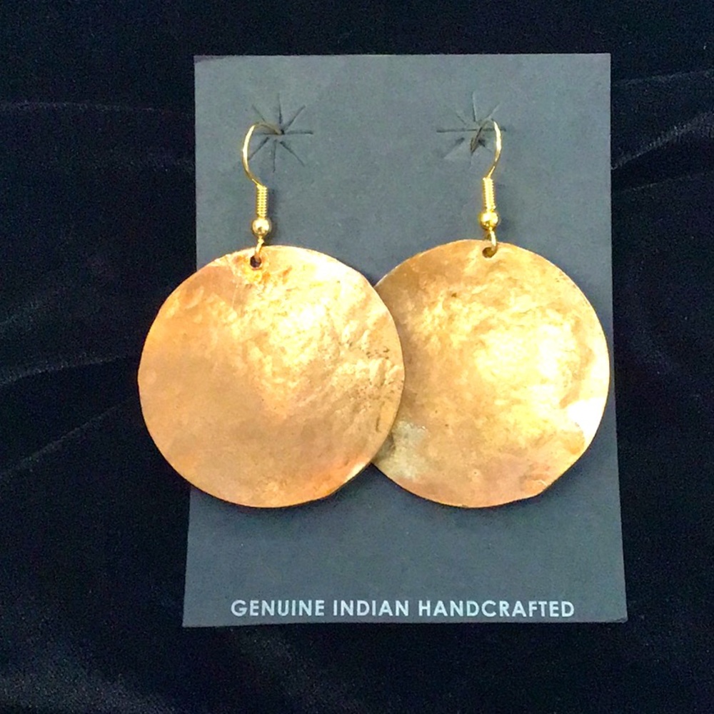 Hand Hammered Copper Earrings
